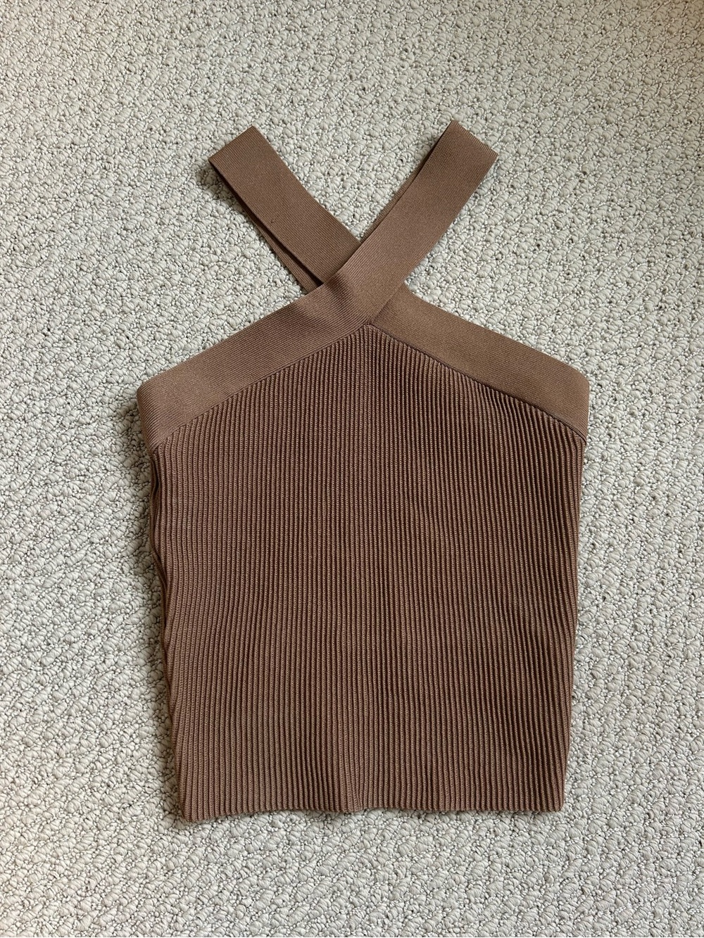 Aritzia Babaton Sculpt Knit Criss Cross Top, NWOT Size M